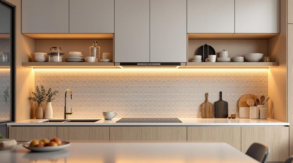How Accent Lighting Highlights Kitchen Features